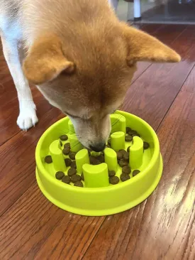 1pc Pet Slow Food Anti Choke Bowl