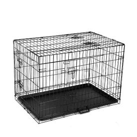 36" Dog Cage Crate Kennel | 3 Doors