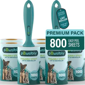 8-Pack Lint Rollers for Pet Hair Extra Sticky  800 Sheets Total, Ideal for Removing Pet Hair, Lint, and Dust from Clothes, Furniture, and More