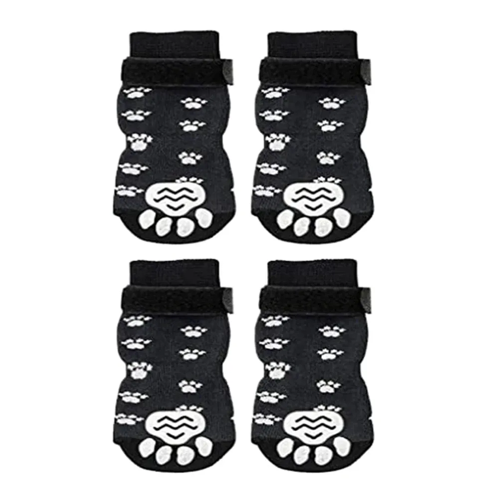 Anti-Slip Dog Socks 4pcs