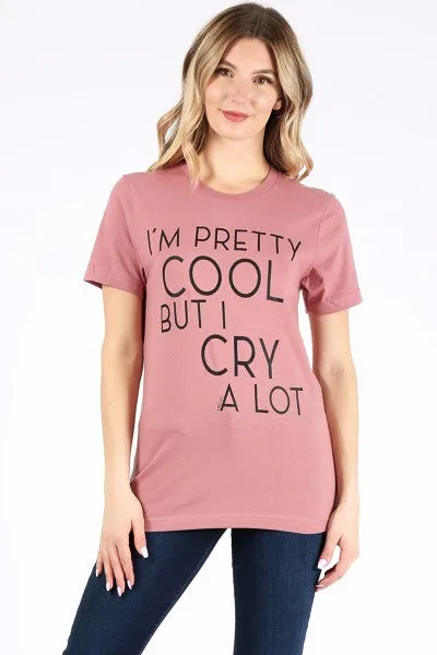 BC I CRY A LOT- MAUVE