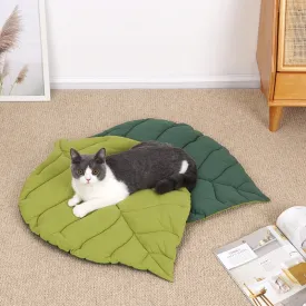 Bed Mat Leaf Shape Kennel Pad