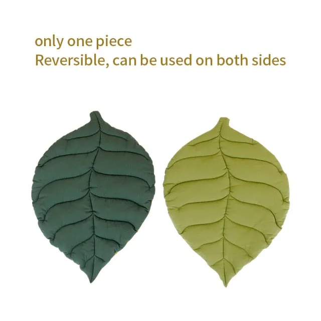 Bed Mat Leaf Shape Kennel Pad