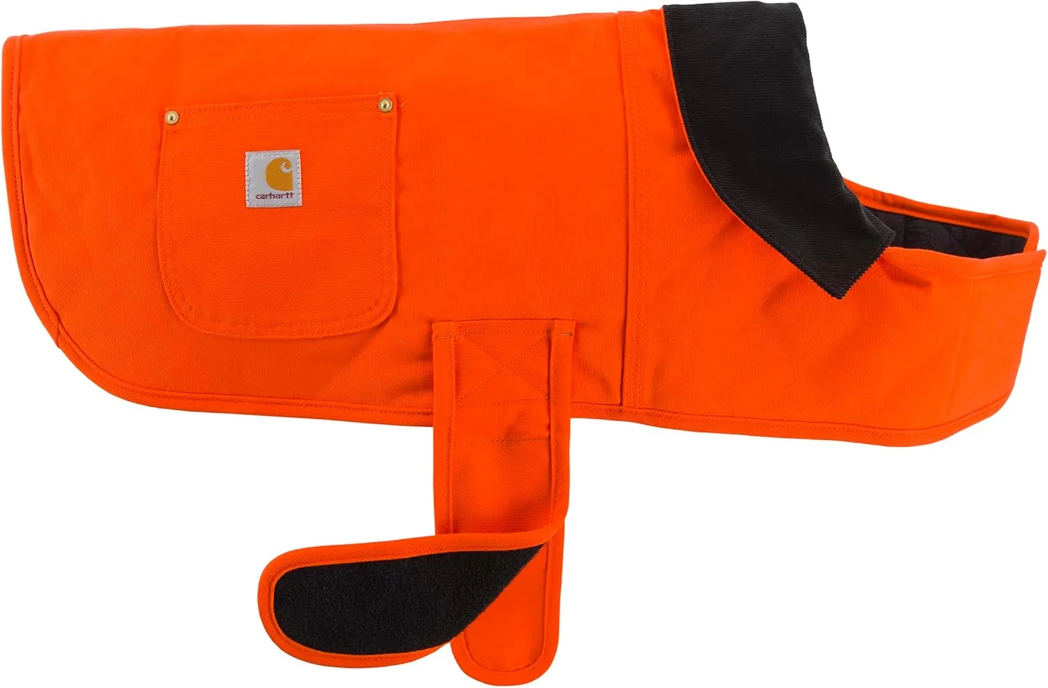 Carhartt Firm Duck Insulated Dog Chore Coat, Durable Weather Resistant Jacket for Cold and Windy Conditions, PFAS Free (Hunter Orange), Medium