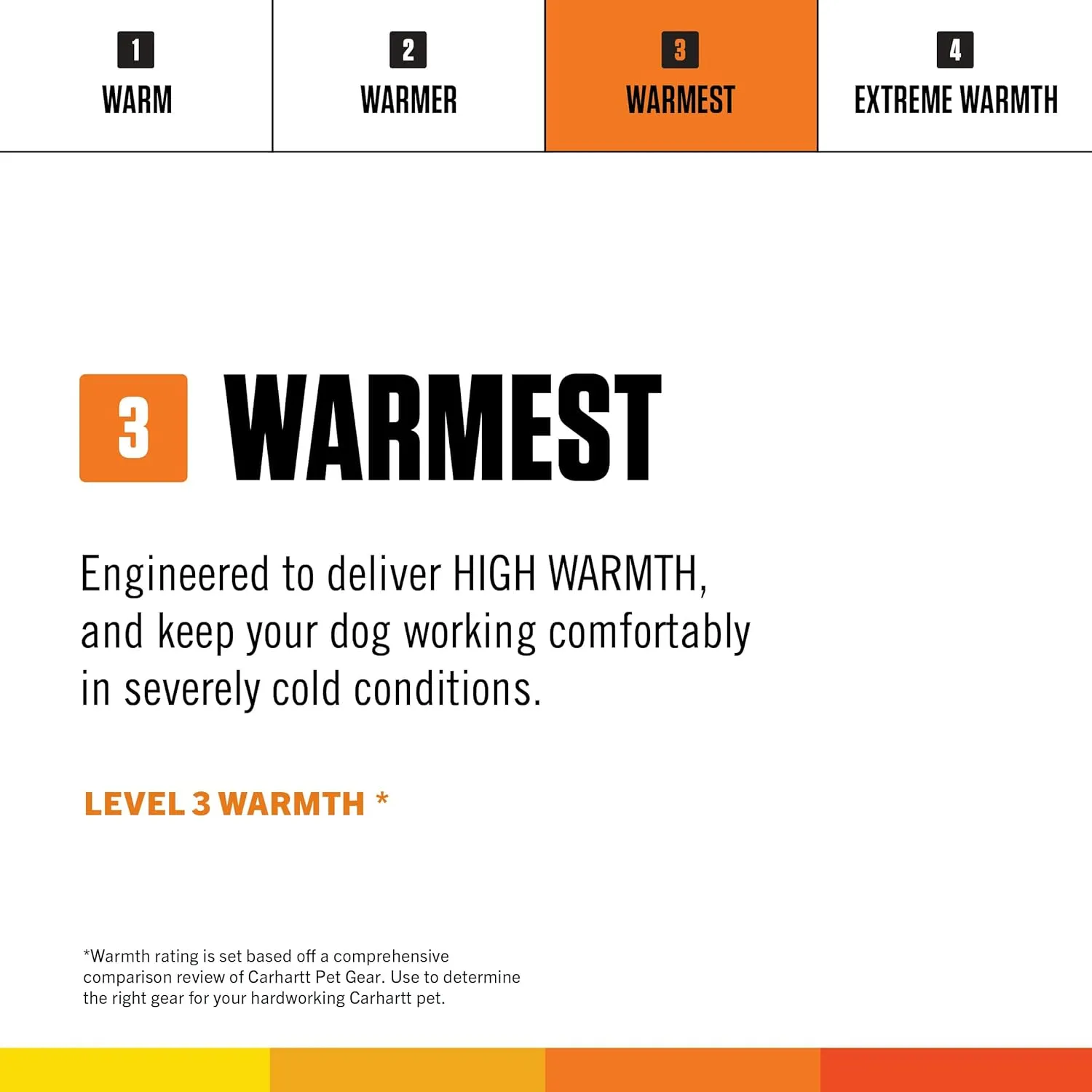 Carhartt Firm Duck Insulated Dog Chore Coat, Durable Weather Resistant Jacket for Cold and Windy Conditions, PFAS Free (Hunter Orange), Medium