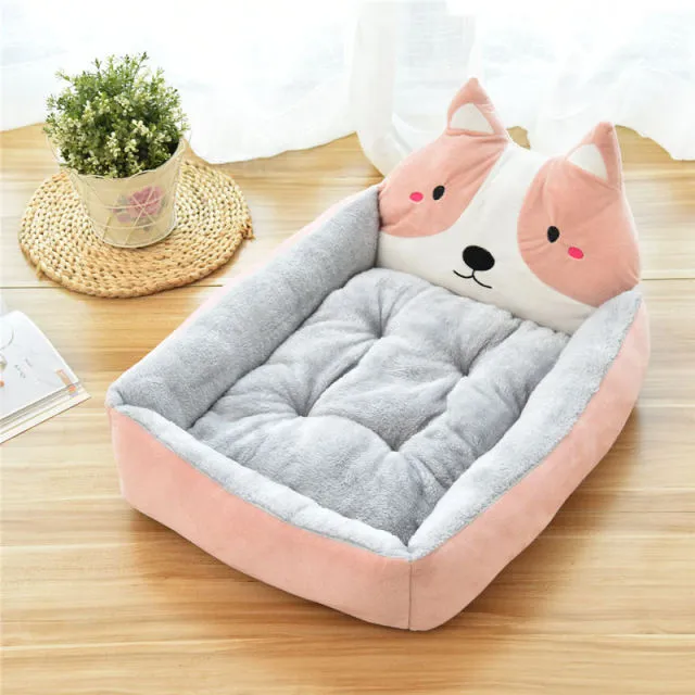 Cute Cartoon Pet Beds Bed Washable