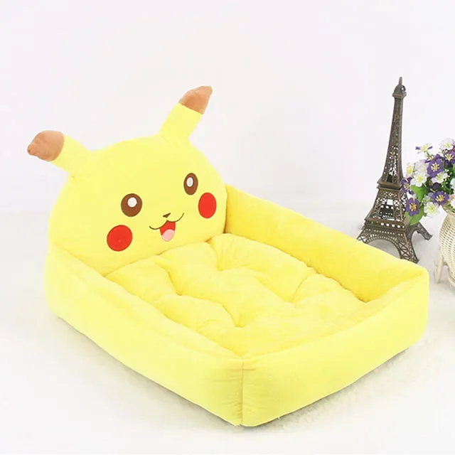 Cute Cartoon Pet Beds Bed Washable