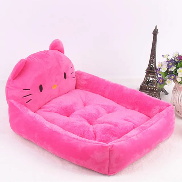 Cute Cartoon Pet Beds Bed Washable