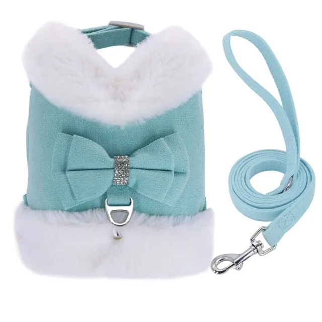 Cute Yorkie Dog Harness Leash
