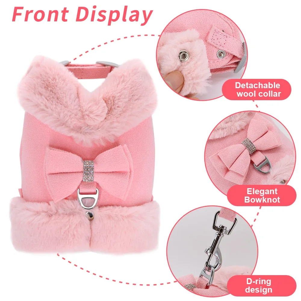 Cute Yorkie Dog Harness Leash