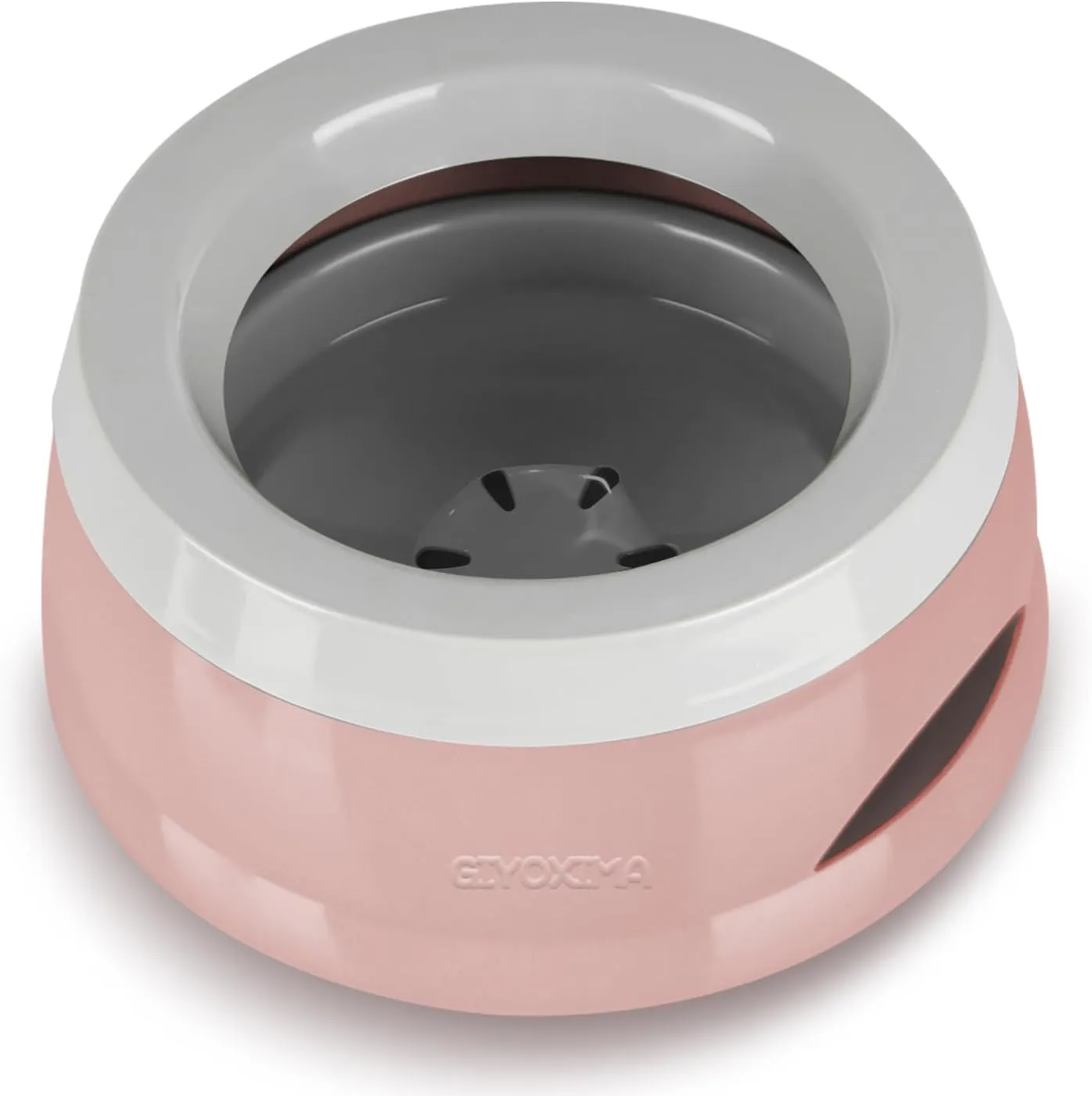 Dog & Cat Water Dispenser - No Spill, Slow Feeder, 25oz/750ml Travel Bowl