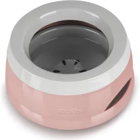 Dog & Cat Water Dispenser - No Spill, Slow Feeder, 25oz/750ml Travel Bowl