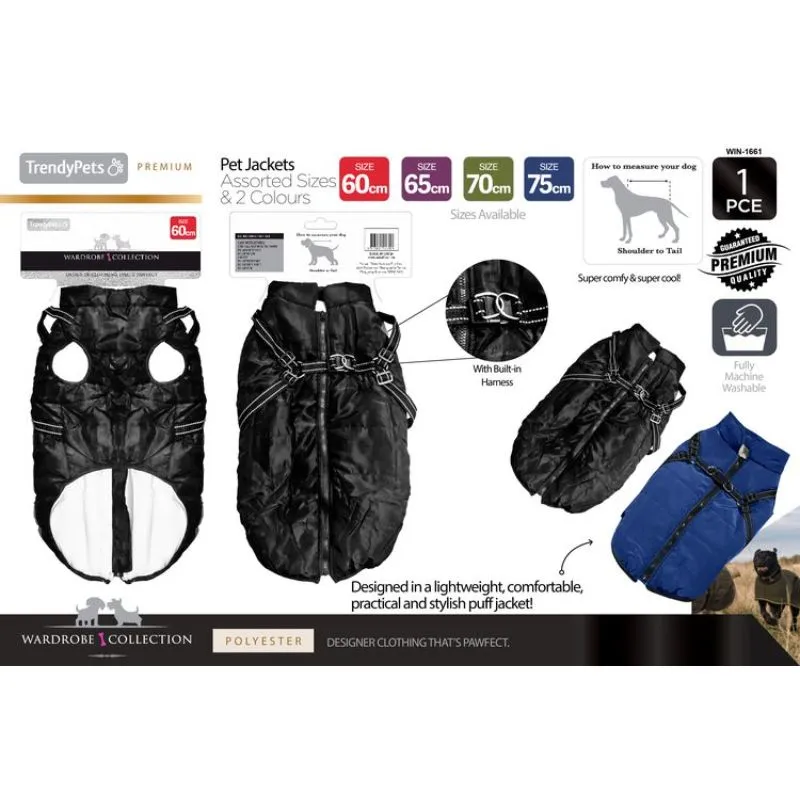 Dog Jacket With Harness