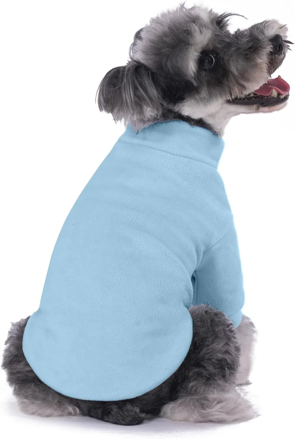 Dog Sweater, 3 Pack Dog Sweaters for Small Dogs Girl Boy, Ultra Soft Warm Puppy Clothes Dog Coat for Winter (Gray Azure Navy, Medium)