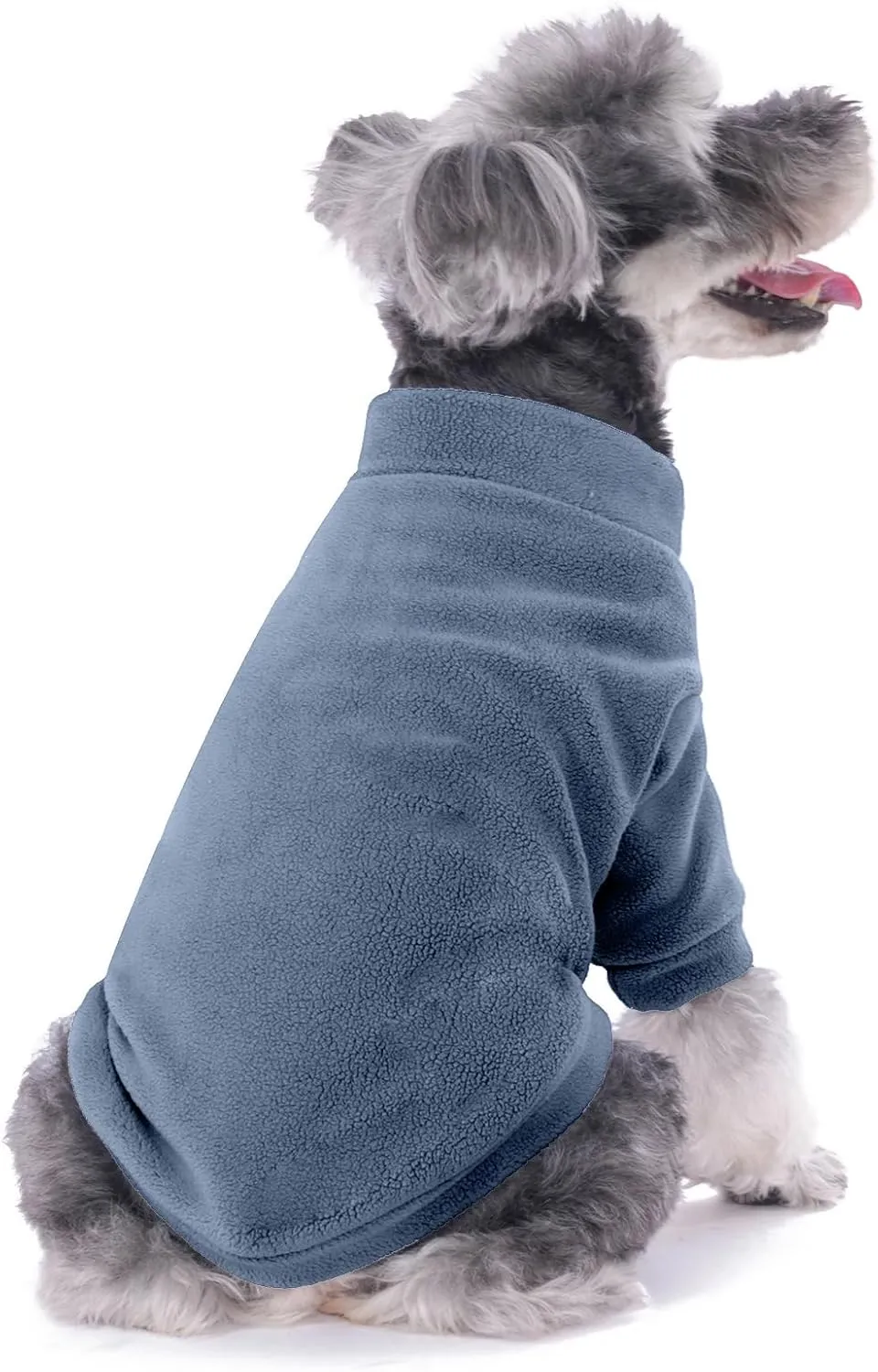 Dog Sweater, 3 Pack Dog Sweaters for Small Dogs Girl Boy, Ultra Soft Warm Puppy Clothes Dog Coat for Winter (Gray Azure Navy, Medium)
