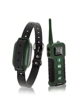 Dog Training Collar With Remote-Waterproof Shock Collar For Large Medium Dog, Upgraded 3300Ft E Collar For Dogs Training With 3 Training Modes, 9 Style Tones Vibration And Electric Shock