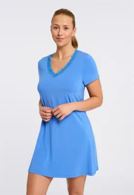 Fleurt Short Sleeve Nightshirt With Shelf Bra