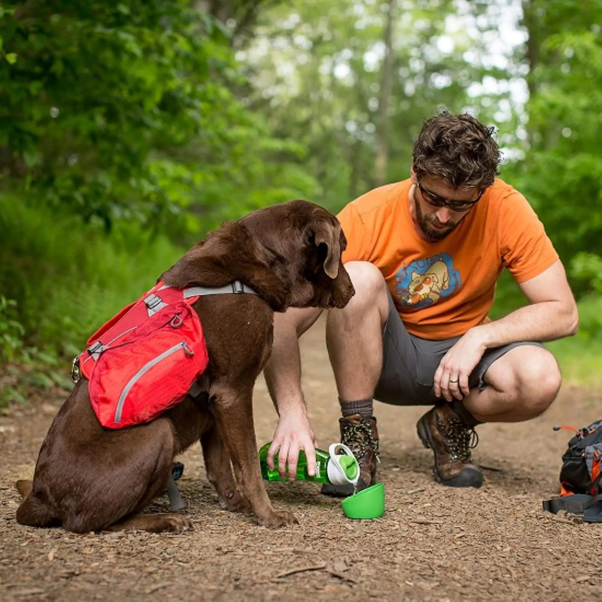 Gourd H2O Dog Water Bottle and Bowl