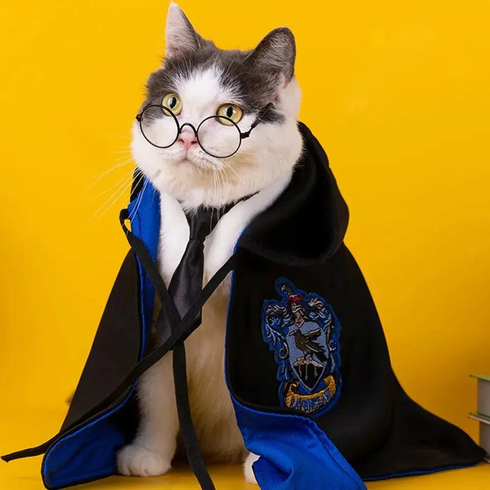 Halloween Cloak Hat Pet Costume
