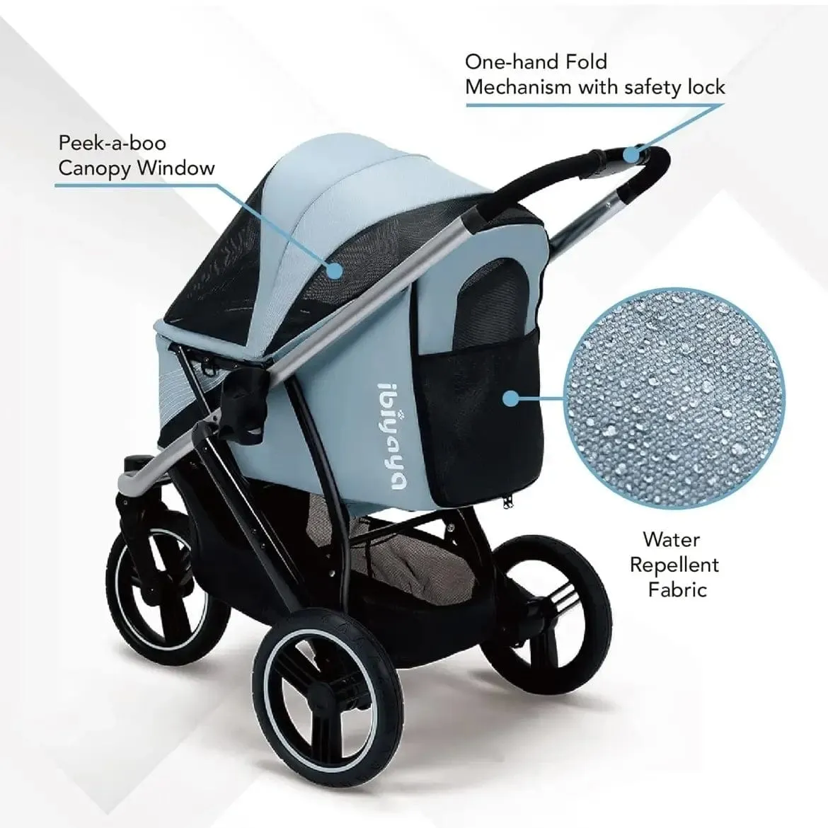 Ibiyaya The Beast Dog Jogging Stroller