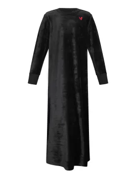 Kids Velour Hearts Loungewear Playwear or Nightgown