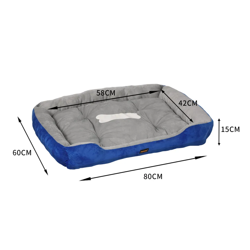 LARGE Dog Beds Pet Mattress Bedding - Navy