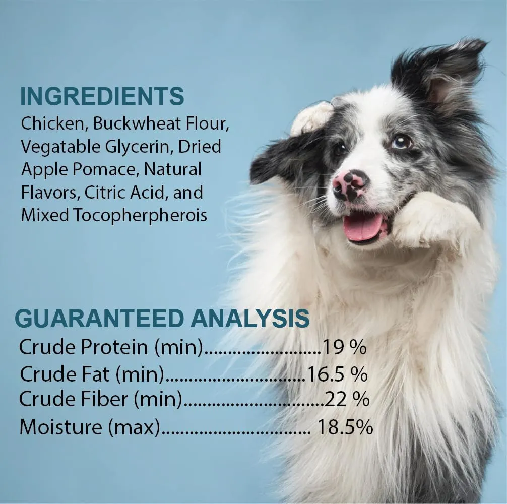 Lil' Bitz Flame Roasted Chicken Training Treats for All Dog Breeds - Low Calories, Grain Free, Natural Ingredients, NASC Compliance - Perfect Reward for Dogs of Every Size (3 Pack)