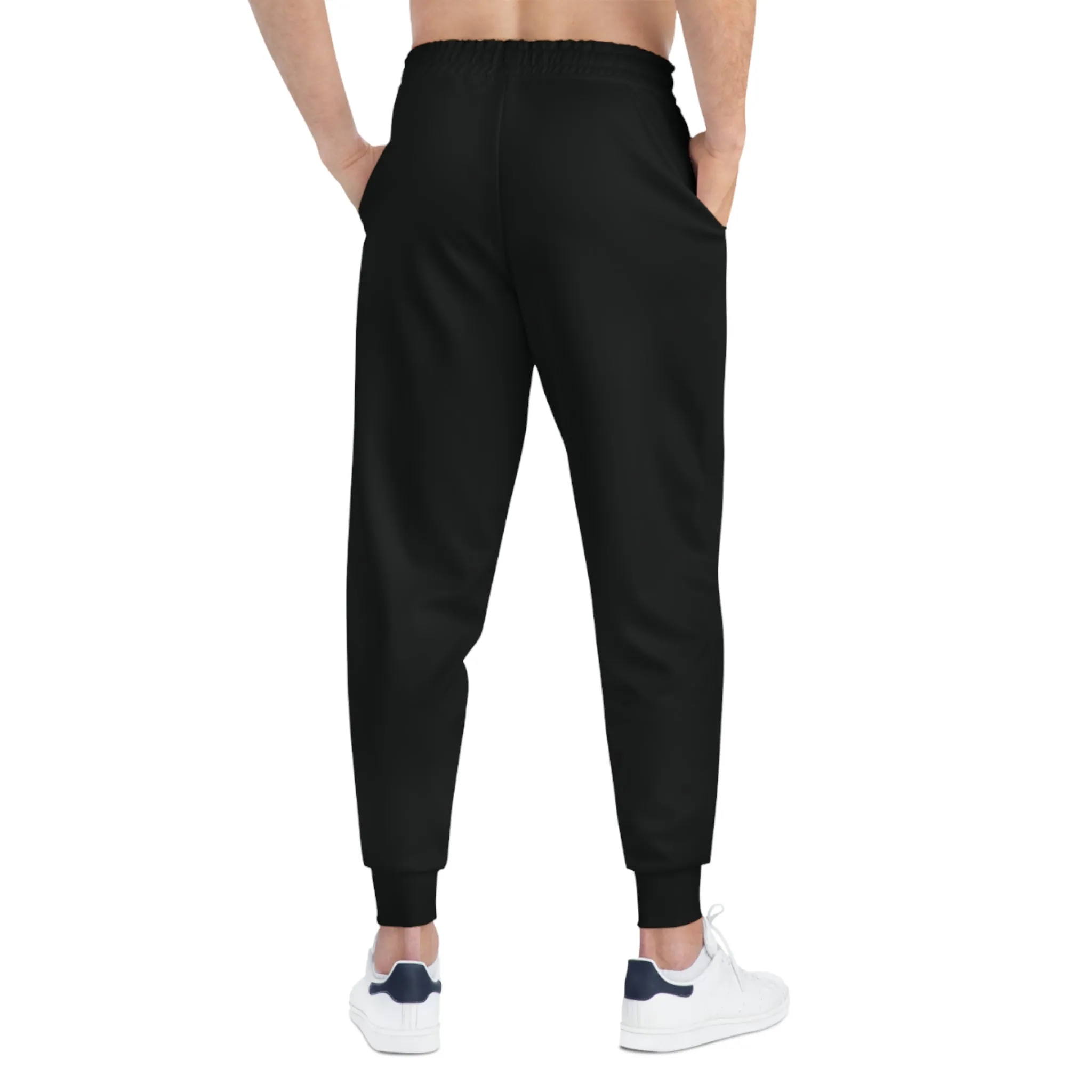 Love Paw Print Athletic Joggers - Cute Dog Lover Sweatpants, Cozy Animal Print Lounge Pants, Workout Leggings, Comfy Yoga Bottoms, Casual