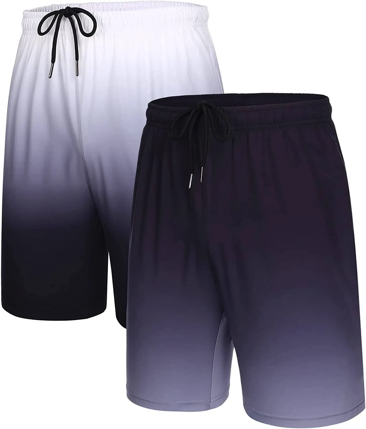 Men's 2 Pack Gym Workout Shorts (US Only)