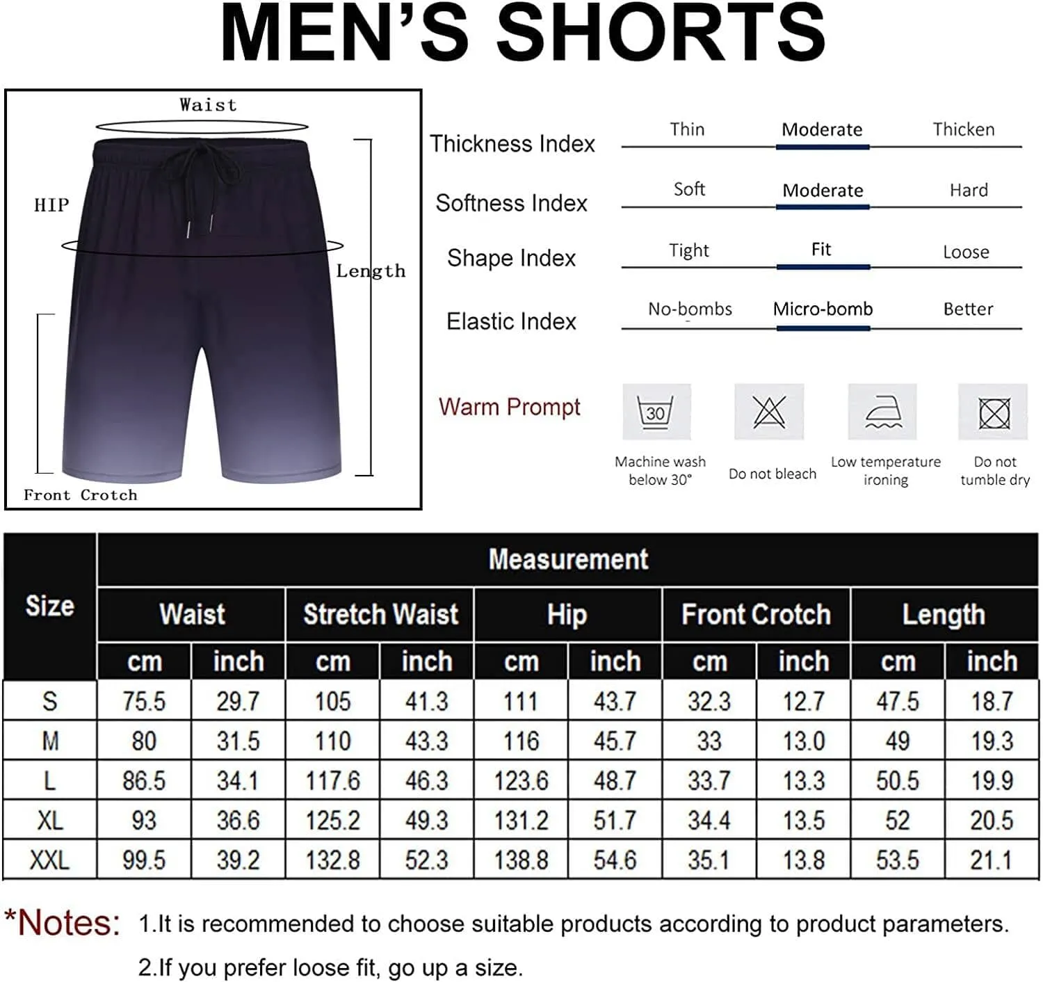 Men's 2 Pack Gym Workout Shorts (US Only)