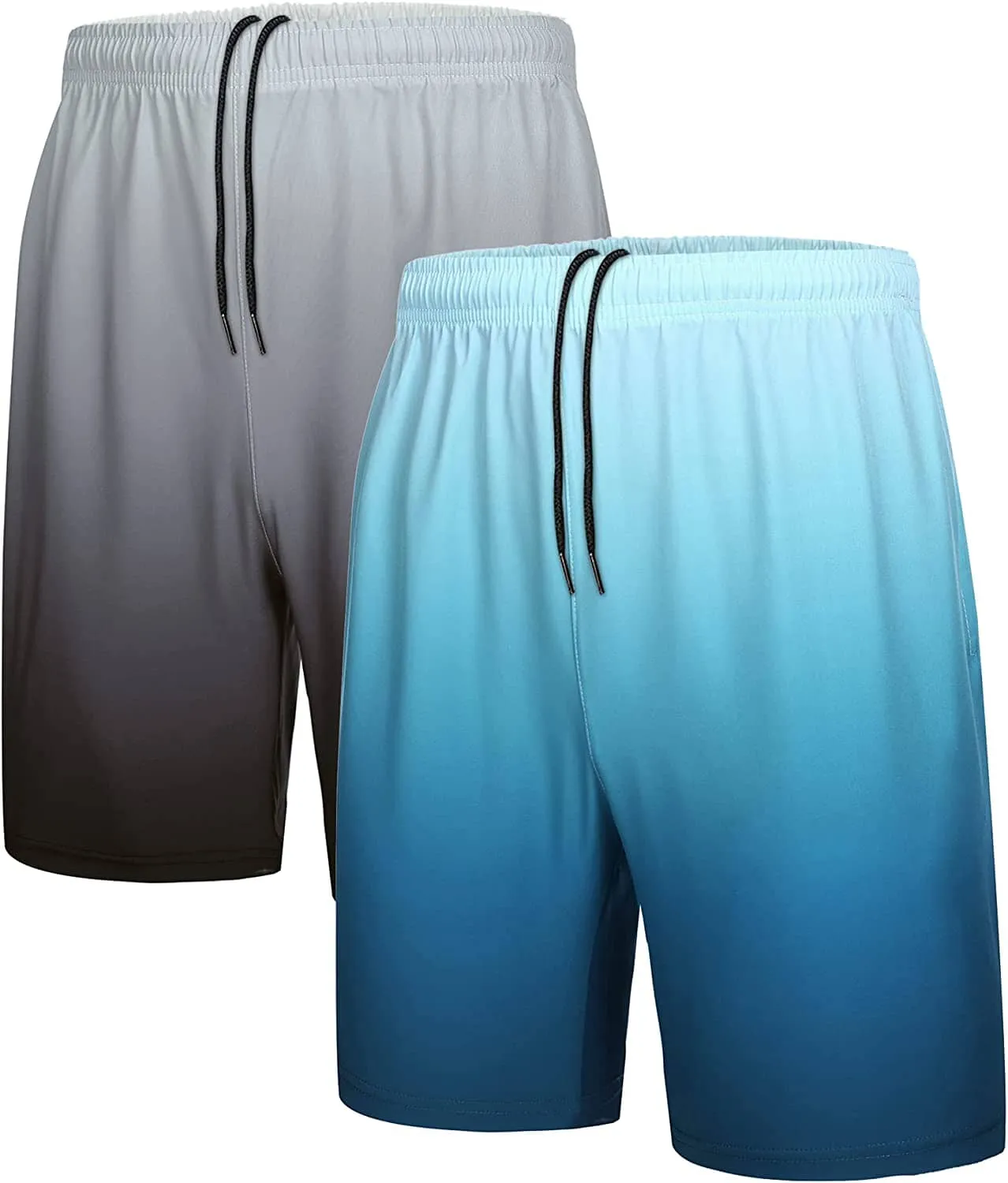 Men's 2 Pack Gym Workout Shorts (US Only)