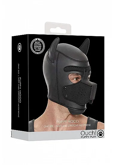 Neoprene Puppy Hood Black