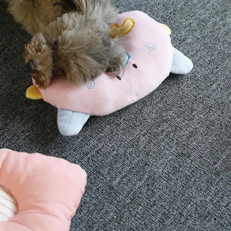 Pet Pillow | Oval Piggy Sleeping Pillow for Cats & Dogs | Dog Supplies | Teddy, Bibi Bear, Pomeranian