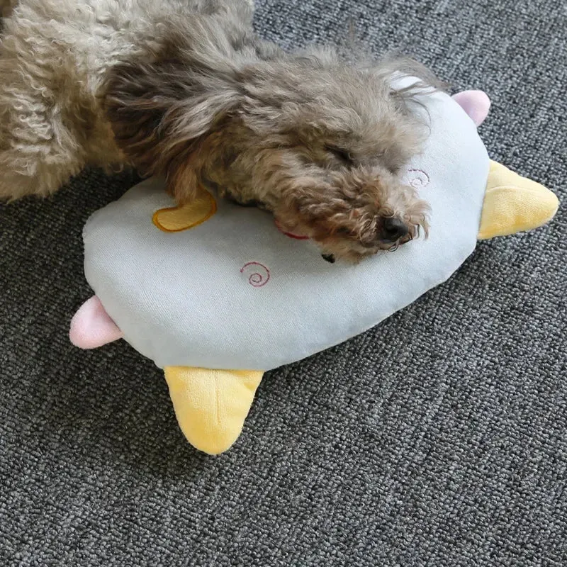 Pet Pillow | Oval Piggy Sleeping Pillow for Cats & Dogs | Dog Supplies | Teddy, Bibi Bear, Pomeranian