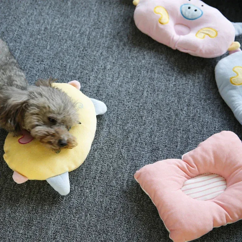 Pet Pillow | Oval Piggy Sleeping Pillow for Cats & Dogs | Dog Supplies | Teddy, Bibi Bear, Pomeranian