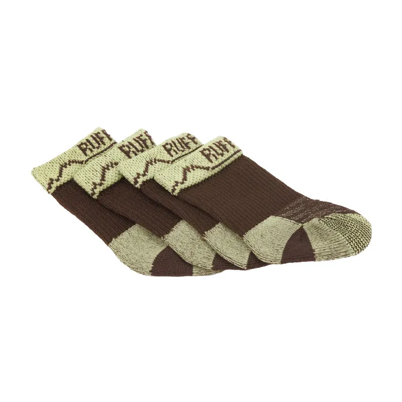 Ruffwear Bark'n Boot Dog Socks - Earth Brown