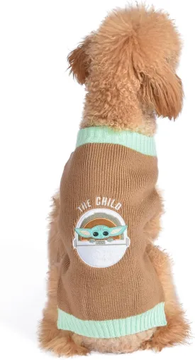 STAR WARS for Pets The Mandalorian Dog Sweater, Small (S) | The Mandalorian & GROGU Sweater for Dogs | STAR WARS Pet Apparel, STAR WARS Sweater for Dogs