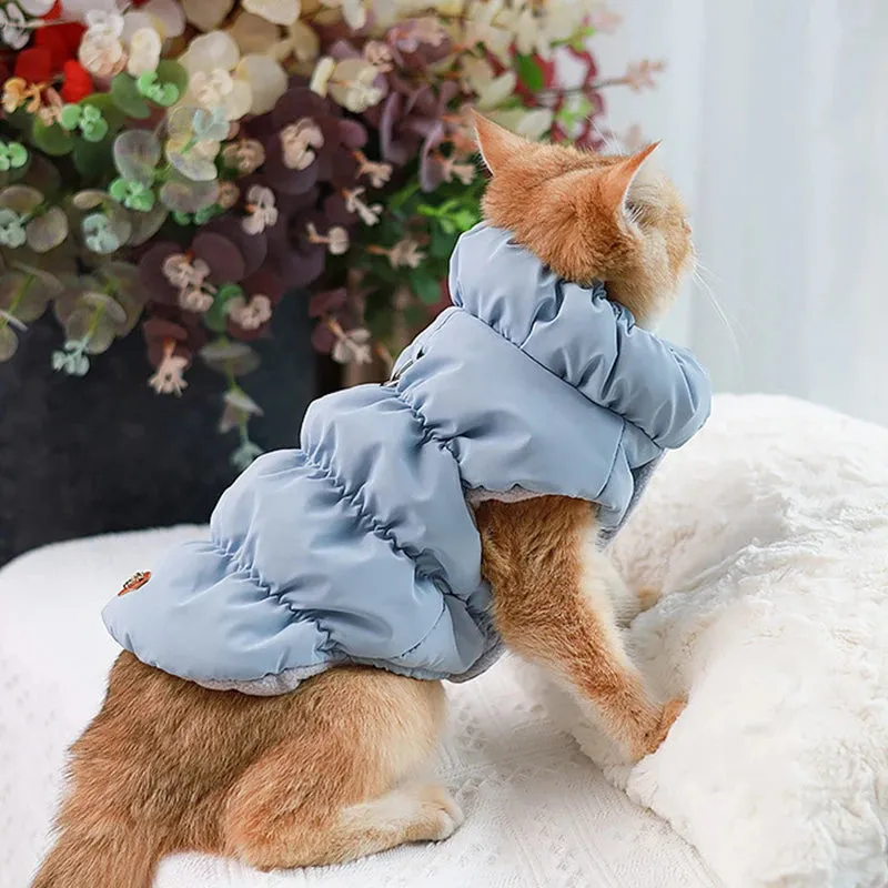 Warm Dog Clothes - Soft French Bulldog Clothing - Pet Jacket with Fleece Lining - Cat and Puppy Coat Outfit for Small to Medium Dogs, including Chihuahuas and Yorkshires