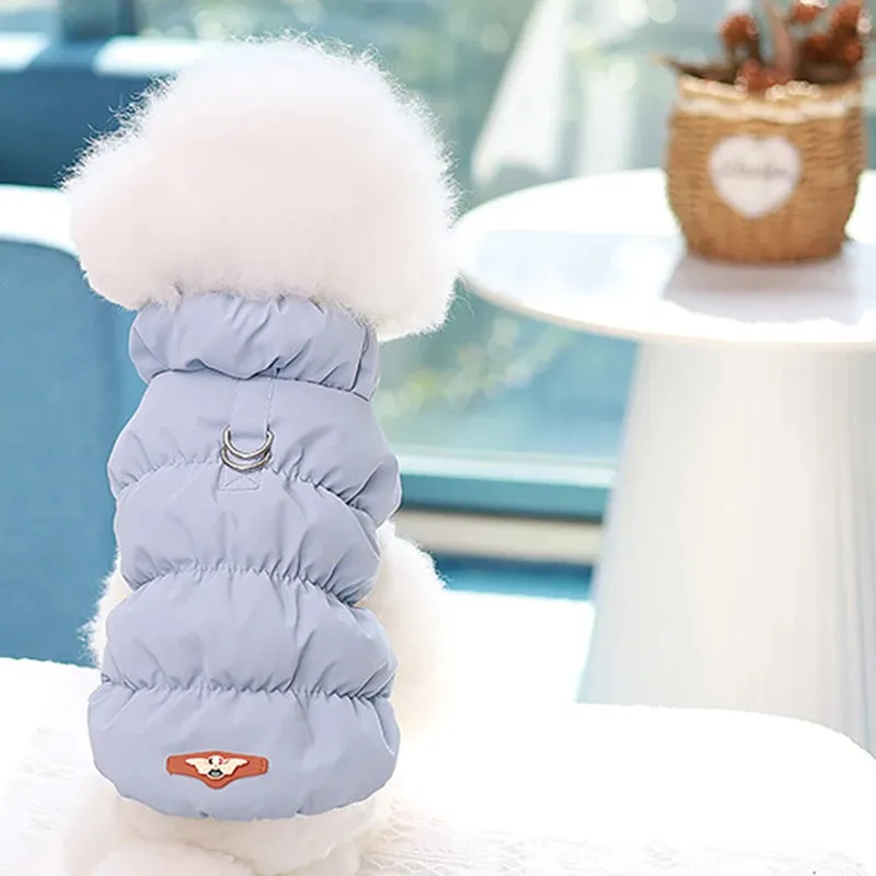 Warm Dog Clothes - Soft French Bulldog Clothing - Pet Jacket with Fleece Lining - Cat and Puppy Coat Outfit for Small to Medium Dogs, including Chihuahuas and Yorkshires