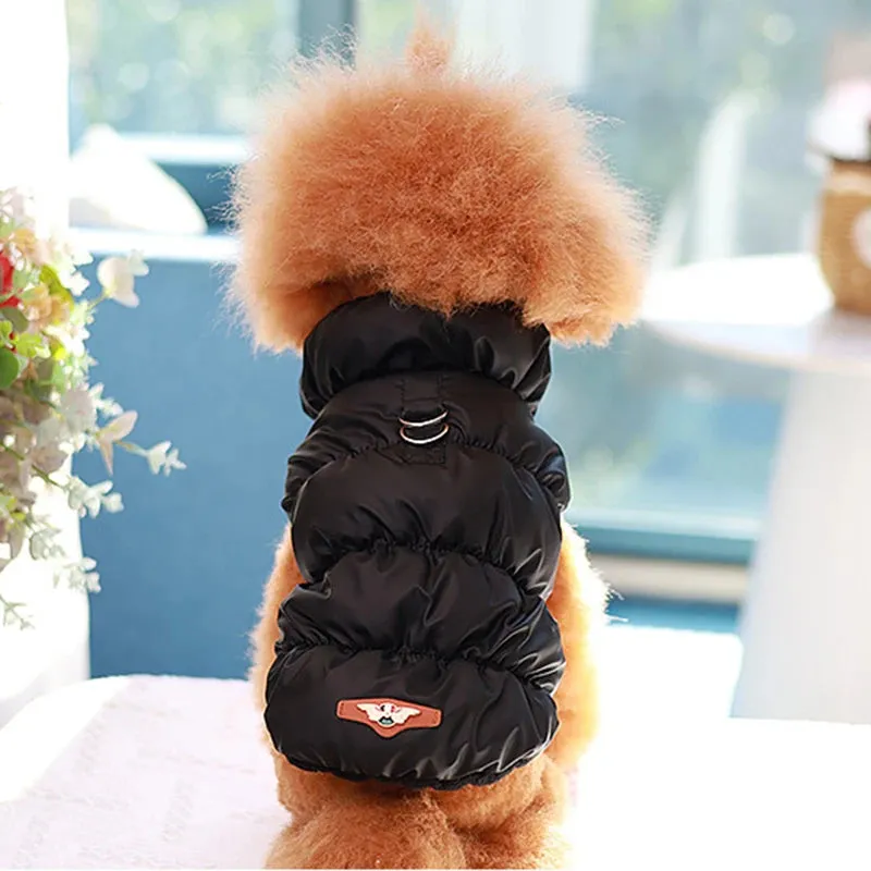 Warm Dog Clothes - Soft French Bulldog Clothing - Pet Jacket with Fleece Lining - Cat and Puppy Coat Outfit for Small to Medium Dogs, including Chihuahuas and Yorkshires