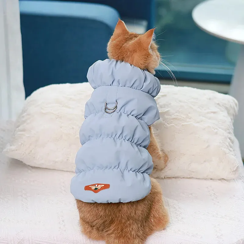 Warm Dog Clothes - Soft French Bulldog Clothing - Pet Jacket with Fleece Lining - Cat and Puppy Coat Outfit for Small to Medium Dogs, including Chihuahuas and Yorkshires
