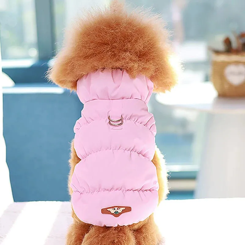 Warm Dog Clothes - Soft French Bulldog Clothing - Pet Jacket with Fleece Lining - Cat and Puppy Coat Outfit for Small to Medium Dogs, including Chihuahuas and Yorkshires