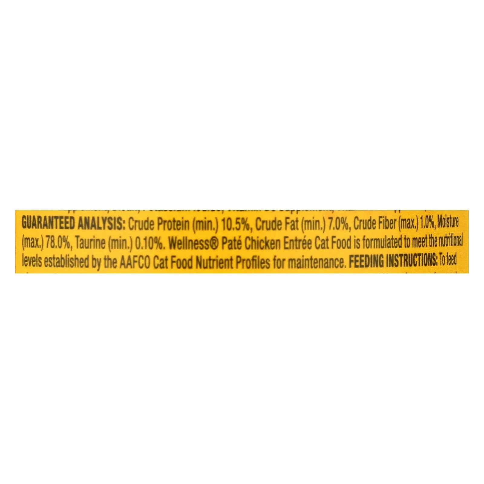 Wellness Pet Products Cat Food - Chicken Recipe (Pack of 24) - 3 Oz.