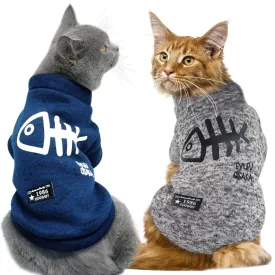 Winter Cat Clothes - Keep Your Small and Medium Dogs, Cats, Kittens, and Kitties Warm with Hoodies - Ideal Pet Clothing for Dogs and Cats - Cozy Outfits, Coats, Jackets, and Costumes