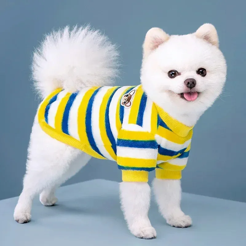 Winter Soft Dog Coat with Warm Fleece Lining