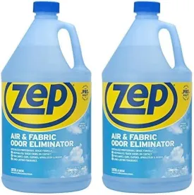 Zep Air & Fabric Odor Eliminator 128 oz, Blue (Pack of 2)